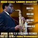 Brad Leali “Lisbon Quartet” - Live Jazz no Távola Jazz Club
