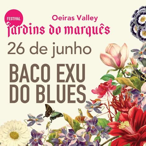 Festival Jardins do Marquês 2026 — Baco Exu do Blues em Oeiras