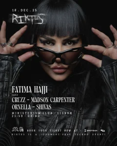 Riktus com Fatima Hajji no Ministerium Club
