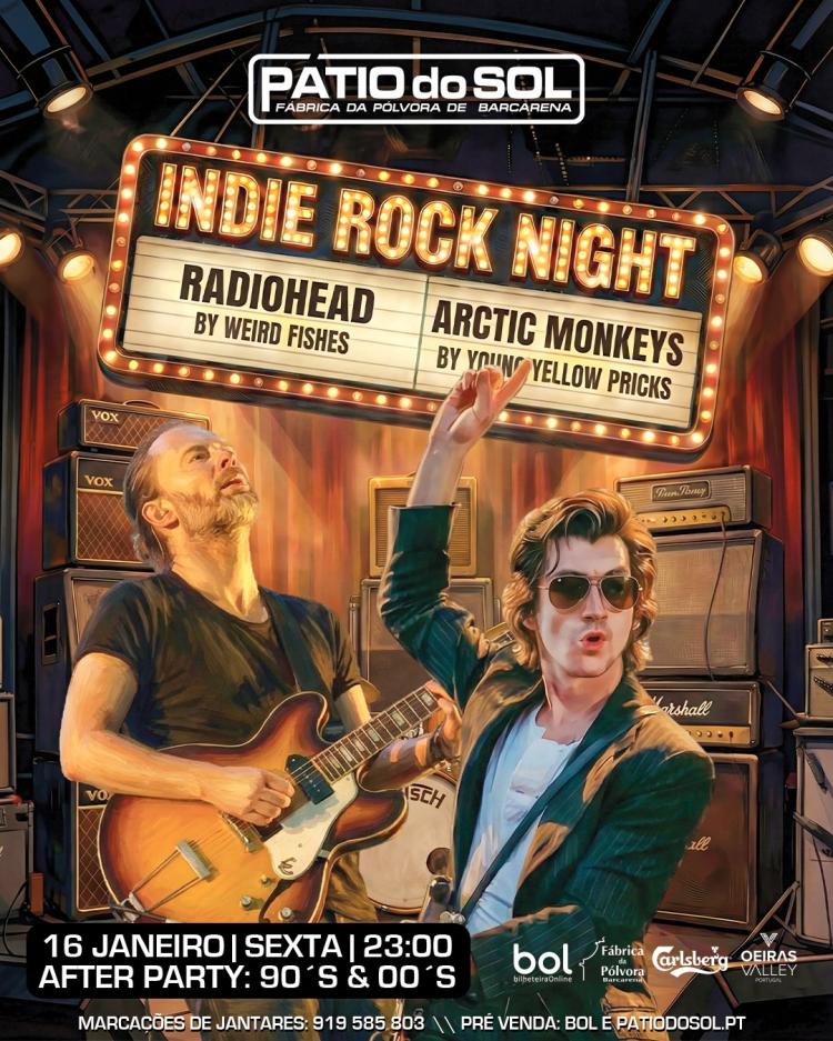 Indie Rock Night – Tributos a Arctic Monkeys & Radiohead