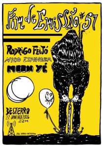 Fim de Emissão #57 leva experimentação sonora ao Desterro com Rodrigo Feijó, Nico Espinoza e Moon Yé