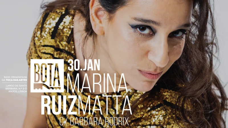Marina Ruiz Matta e Bárbara Rodrix — concerto ao vivo