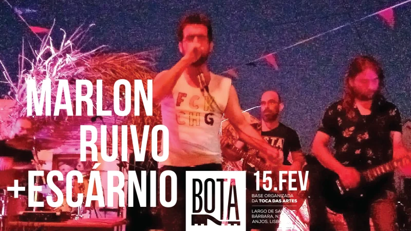 Marlon Ruivo + Escárnio — concerto em Lisboa
