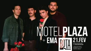 Motel Plaza + EMA apresentam indie rock intimista no BOTA