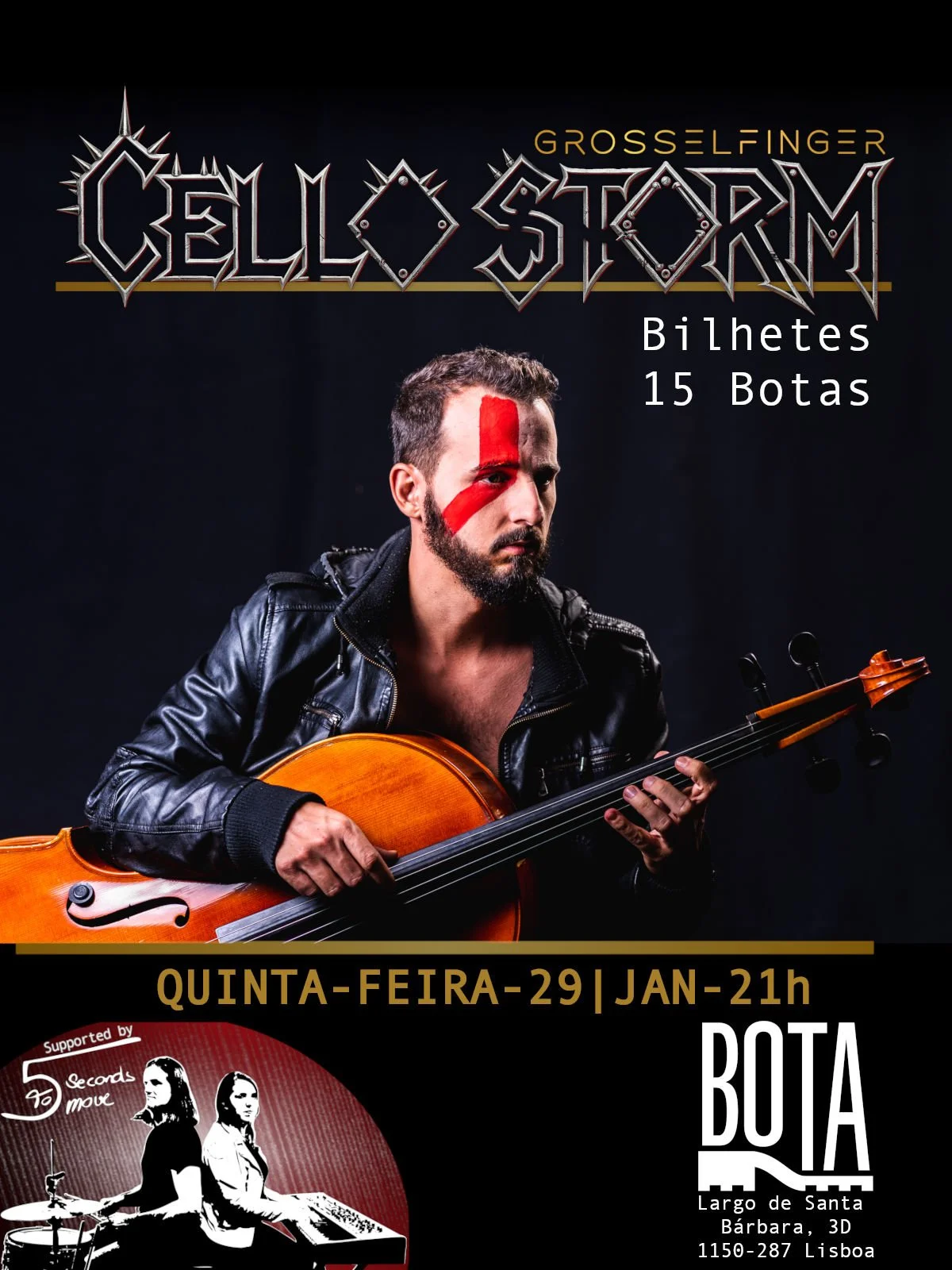 Christian Grosselfinger — Cello Storm 2026 Tour