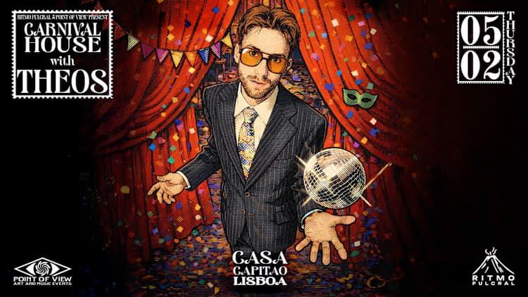 Point Of View & Ritmo Fulcral apresenta DJ Theos em festa de Carnival House no Casa Capitão