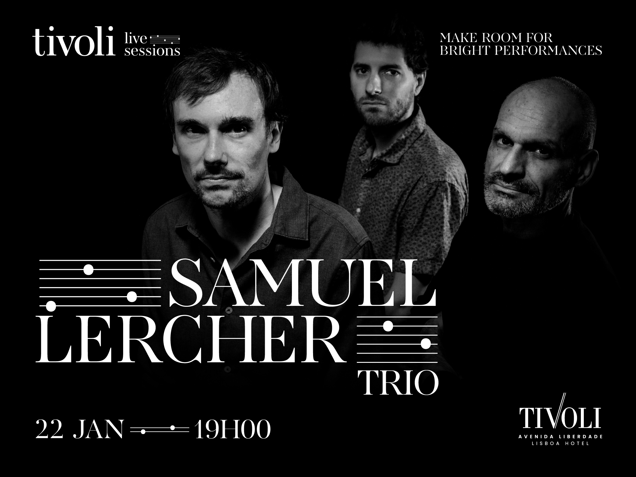 Concerto de Jazz de entrada livre no Hotel Tivoli Avenida Liberdade