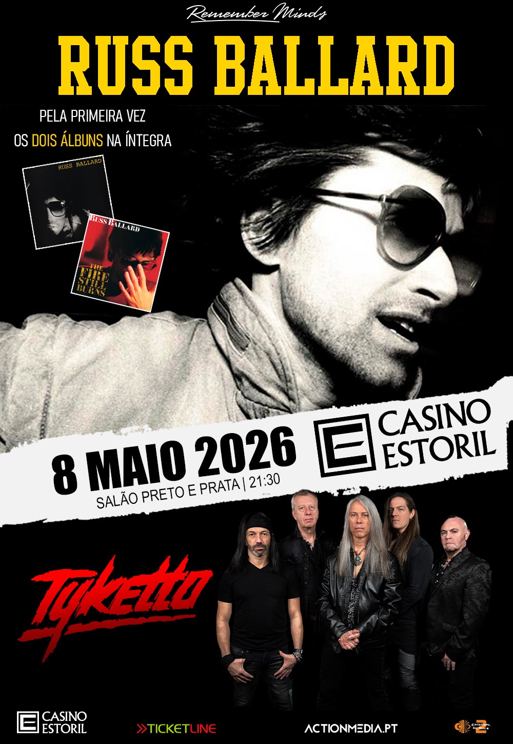 RUSS BALLARD + TYKETTO – Live in Estoril 2026
