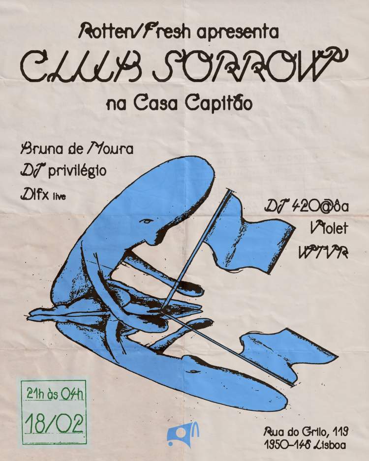 ‘CLUB SORROW’ na Casa Capitão