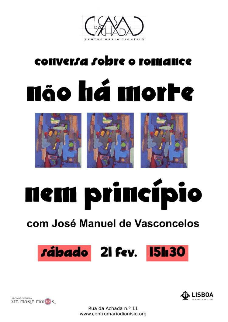 Casa da Achada promove conversa sobre o romance “Não há morte nem princípio”, de Mário Dionísio