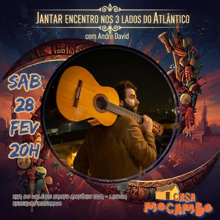 Jantar Encontro nos 3 Lados do Atlântico com André David