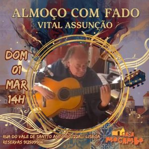 Almoço com Fado – Vital Assunção e Convidados