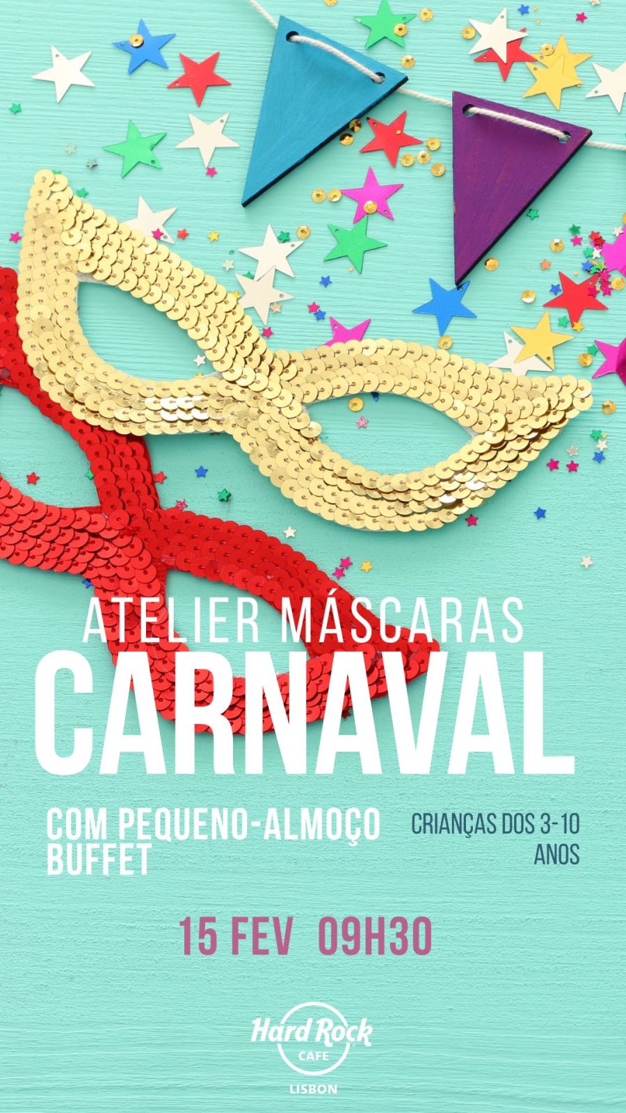 Atelier de Máscaras de Carnaval | Hard Rock Cafe Lisboa