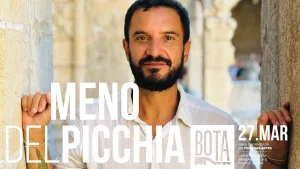 Meno Del Picchia ao vivo no BOTA