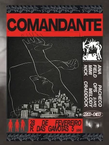 COMANDANTE encerra temporada de inverno com festa no Sala Lisa