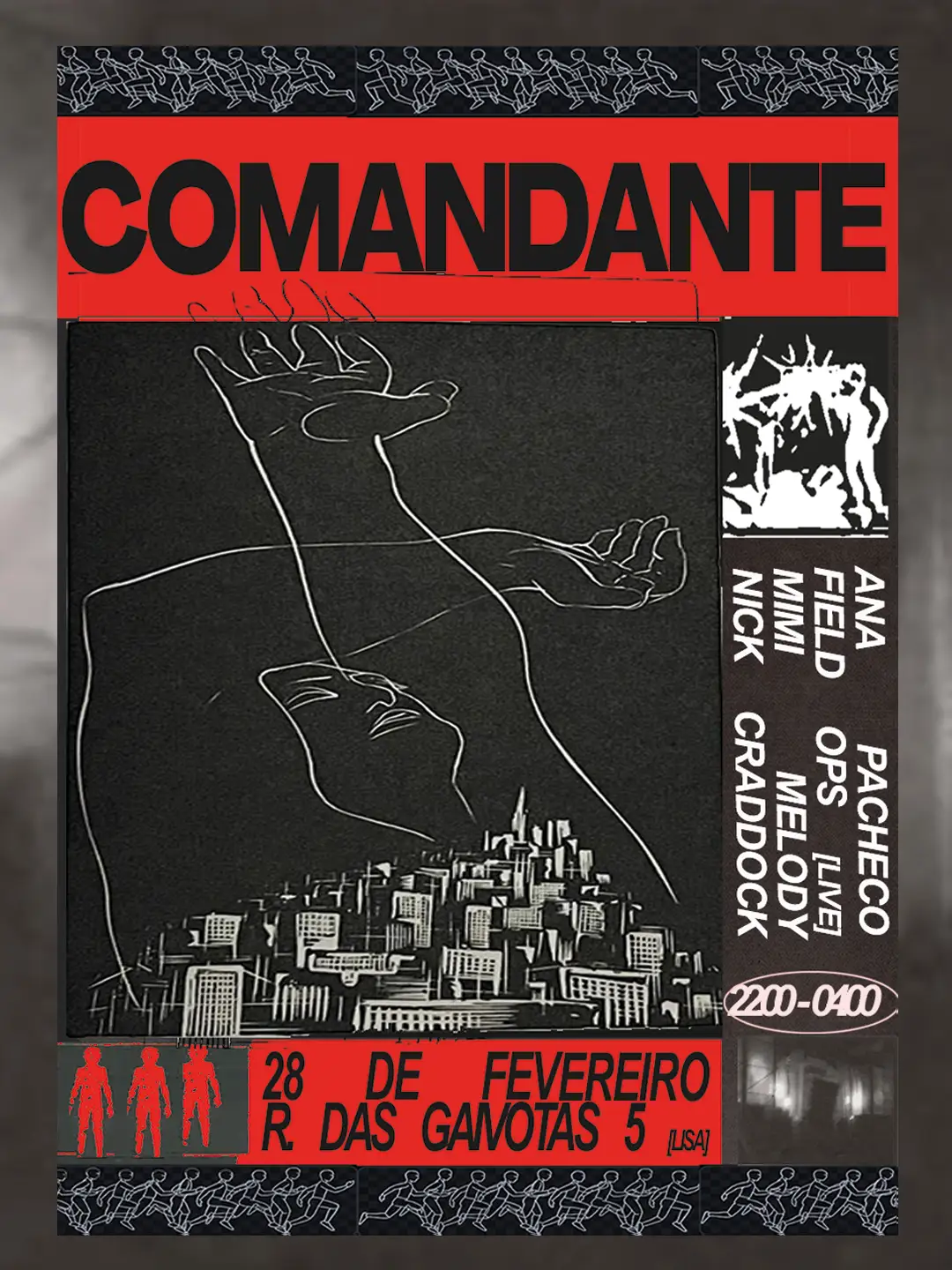 COMANDANTE encerra temporada de inverno com festa no Sala Lisa