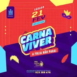 CarnaVIVER - A folia não para! / Carnaval, Pagode, Samba, Axé