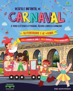 Desfile Infantil de Carnaval enche Águas Livres