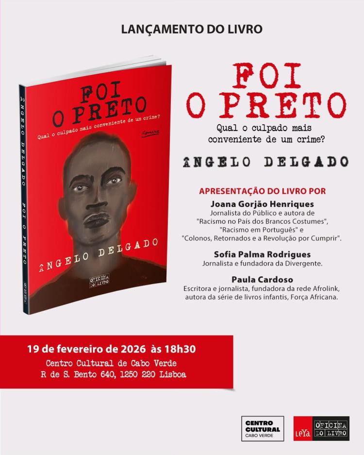 Lançamento do Livro Foi o Preto Ângelo Delgado
