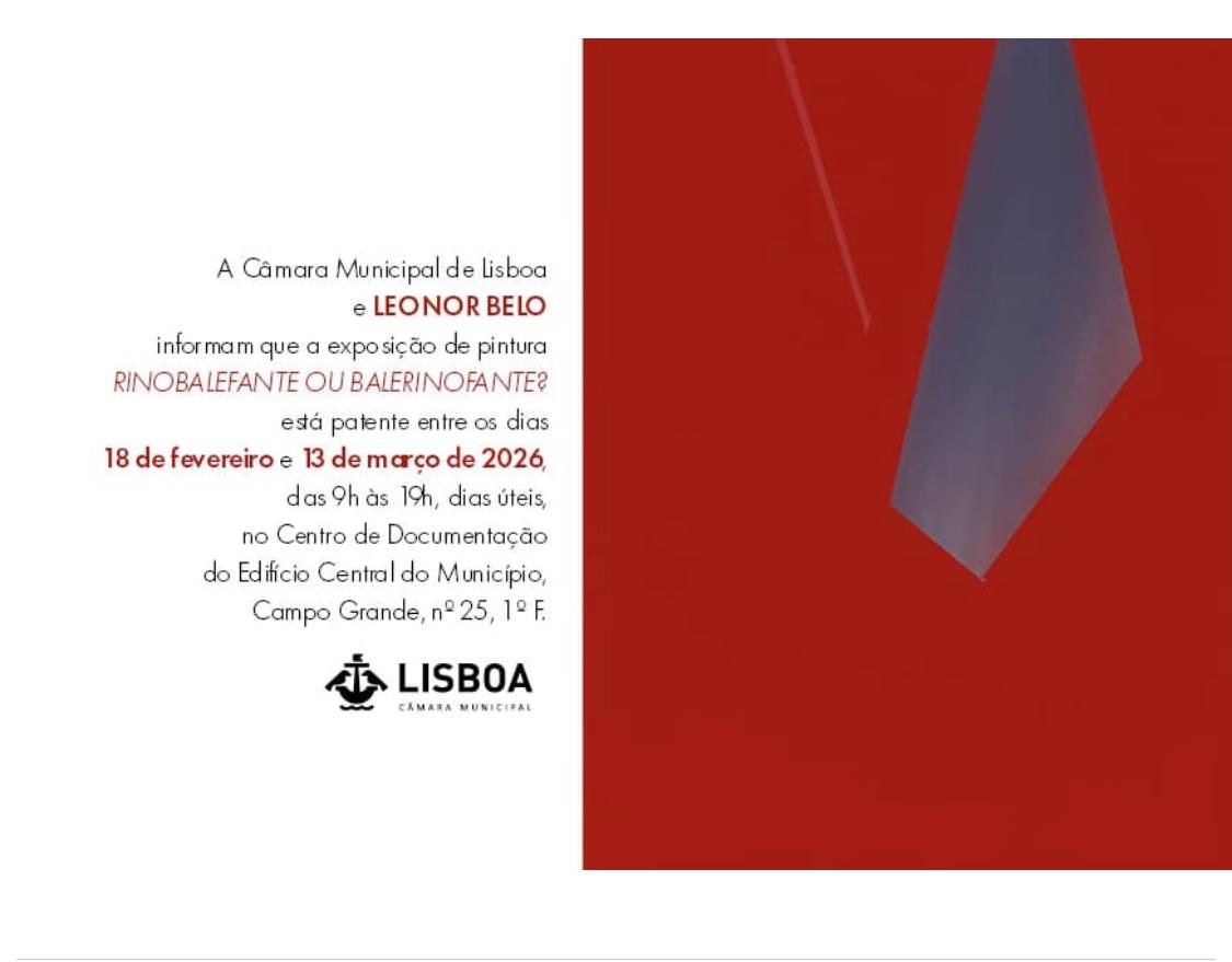 Exposição “Rinobalefante ou Balerinofante?” – Leonor Belo