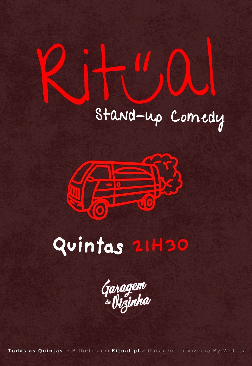 RITUAL | Stand-Up Comedy: Gargalhadas às Quintas em Lisboa