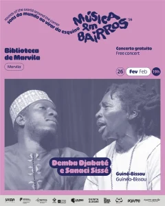 Demba Djabaté & Sanaci Sissé - 26.02 @ Biblioteca de Marvila