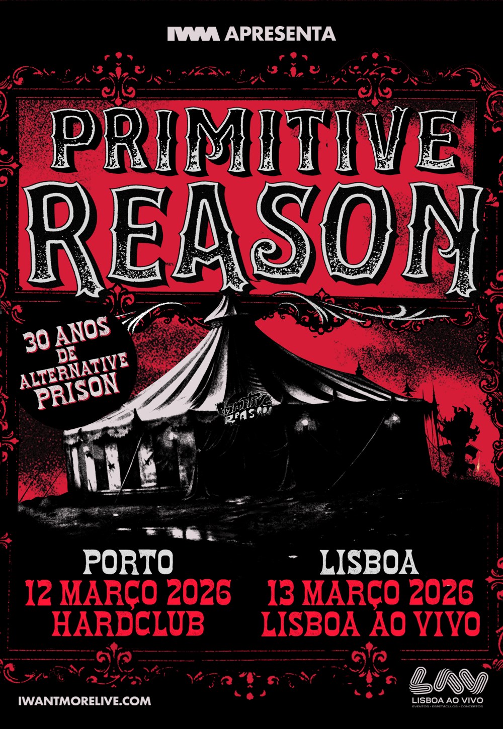 Primitive Reason celebram 30 anos de “Alternative Prison”
