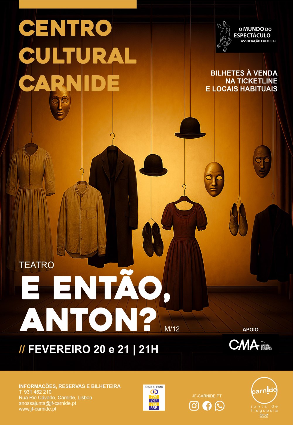 E Então, Anton? – Duas comédias curtas de Tchekhov chegam ao Centro Cultural de Carnide