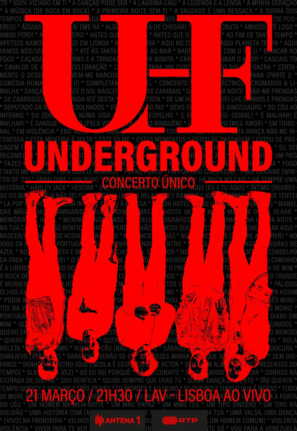 UHF apresentam concerto único “Underground” no LAV