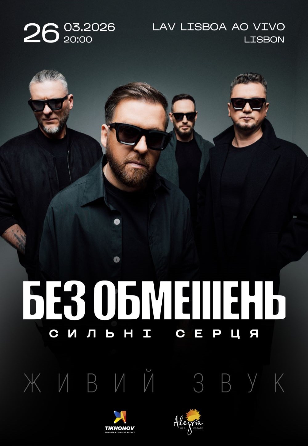 BEZ OBMEZHEN ao vivo em Lisboa