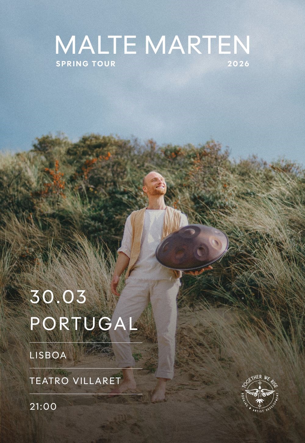 Malte Marten ao vivo em Lisboa – Handpan e energia positiva