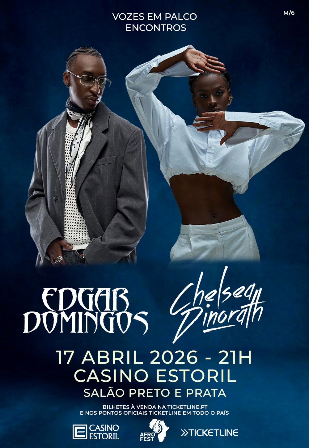 Edgar Domingos e Chelsea Dinorath juntam-se em concerto no Casino Estoril