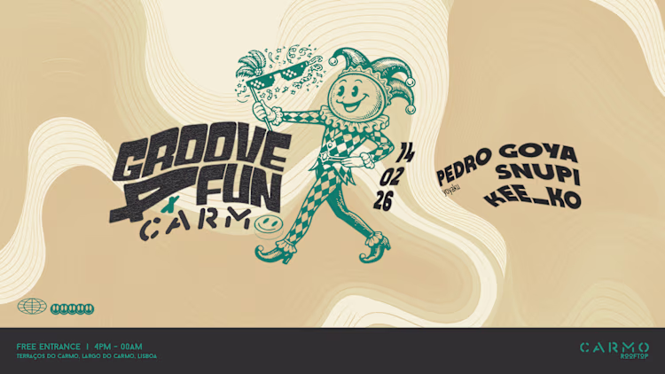 Groove4fun apresenta edição de Carnaval com Pedro Goya no Carmo Rooftop