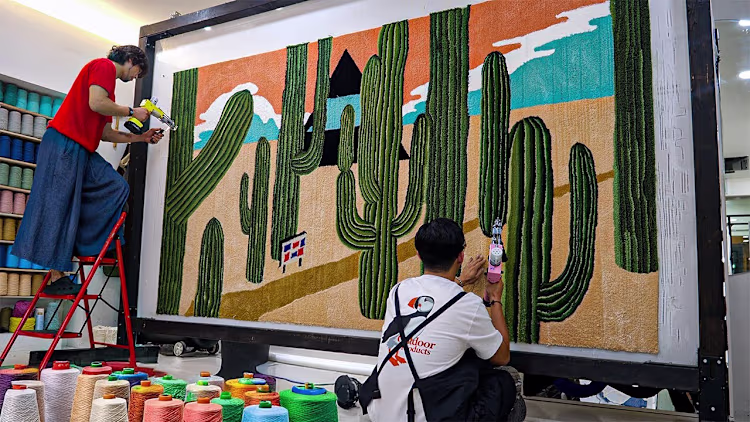 Tufting Experience Workshop no Amazonas Market