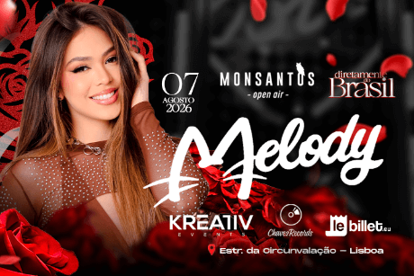 Melody estreia no Monsantos Open Air