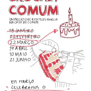 Crochet Comum com Festa de Aniversário