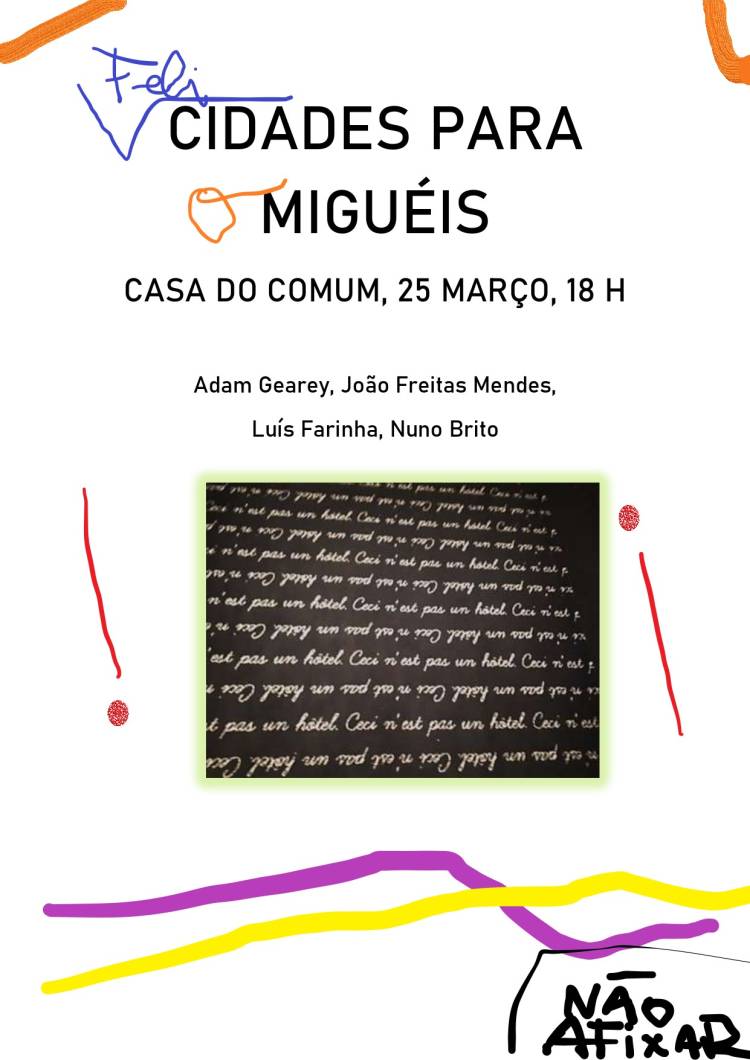 Colóquio Cidades para Miguéis