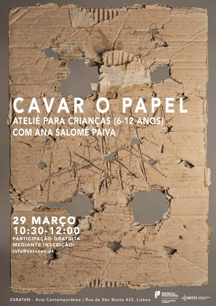 CAVAR O PAPEL | Ateliê para crianças