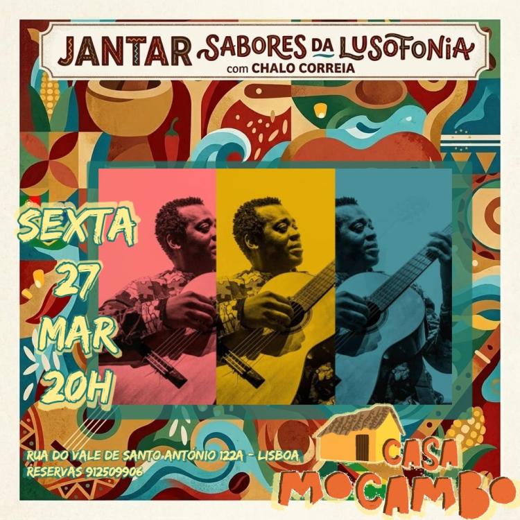 Jantar Sabores da Lusofonia com Chalo Correia