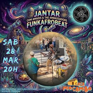 Jantar FunkAfroBeat com AMADIS & THE AMBASSADORS