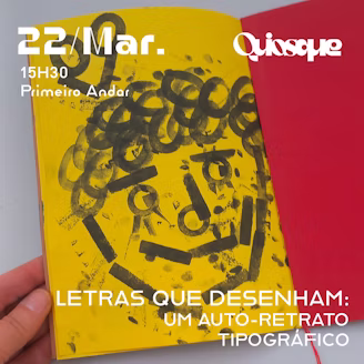 “Letras que desenham”: Workshop tipográfico