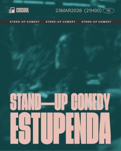“Estupenda” – Noite de stand-up comedy