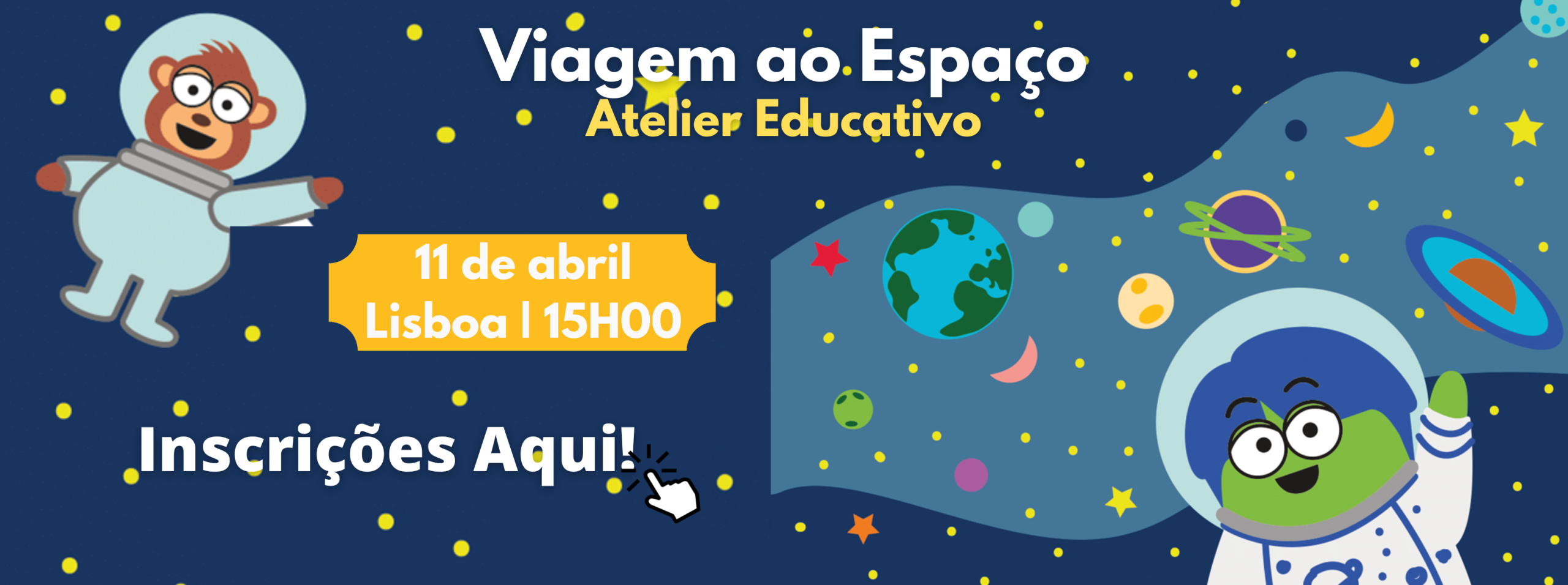 Atelier Educativo “Viagem ao Espaço”