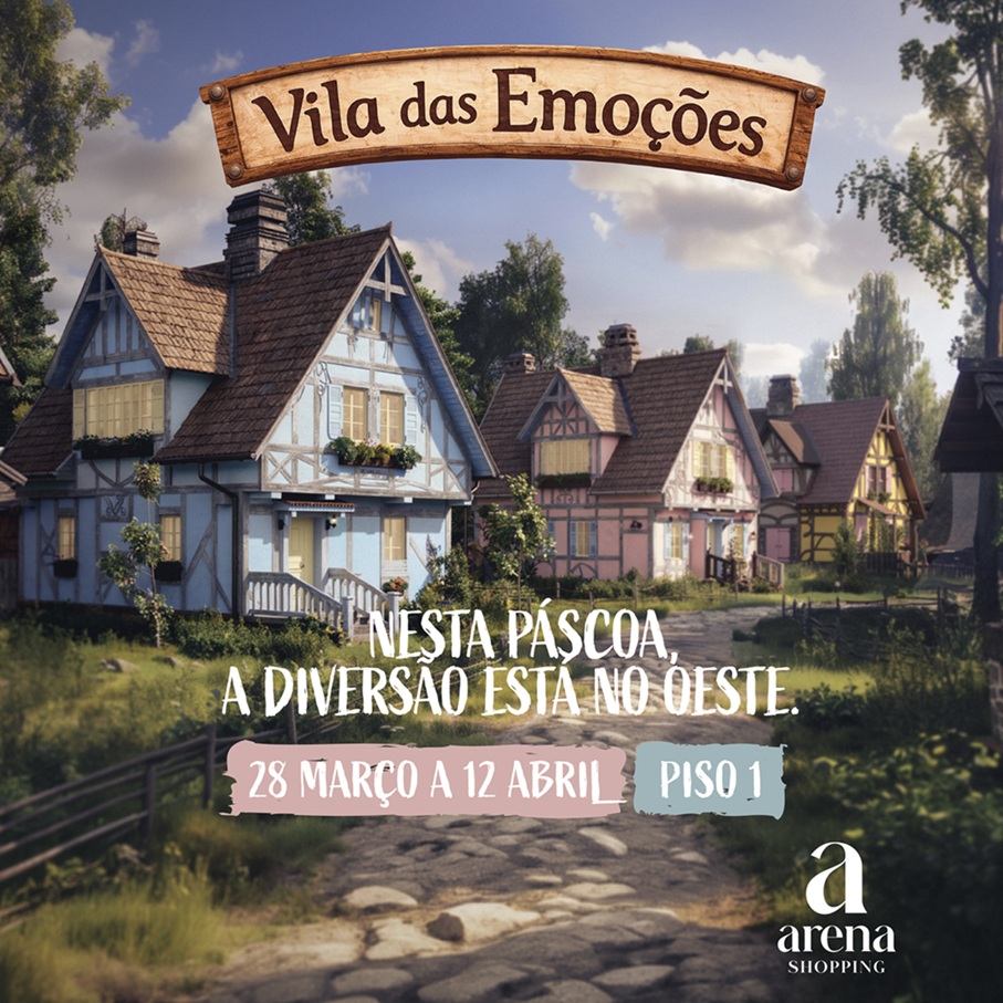 Páscoa no Arena Shopping convida famílias a entrar na 