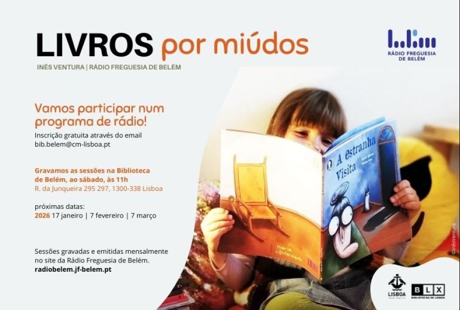 “Livros por Miúdos”: programa de rádio infantil na Biblioteca de Belém