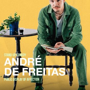 André de Freitas leva novo espetáculo de stand-up ao Teatro da Trindade
