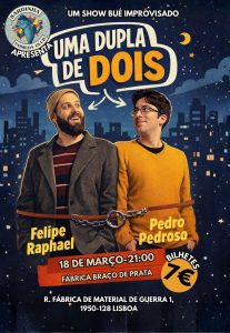 Felipe Raphael e Pedro Pedroso trazem “Uma Dupla de Dois”