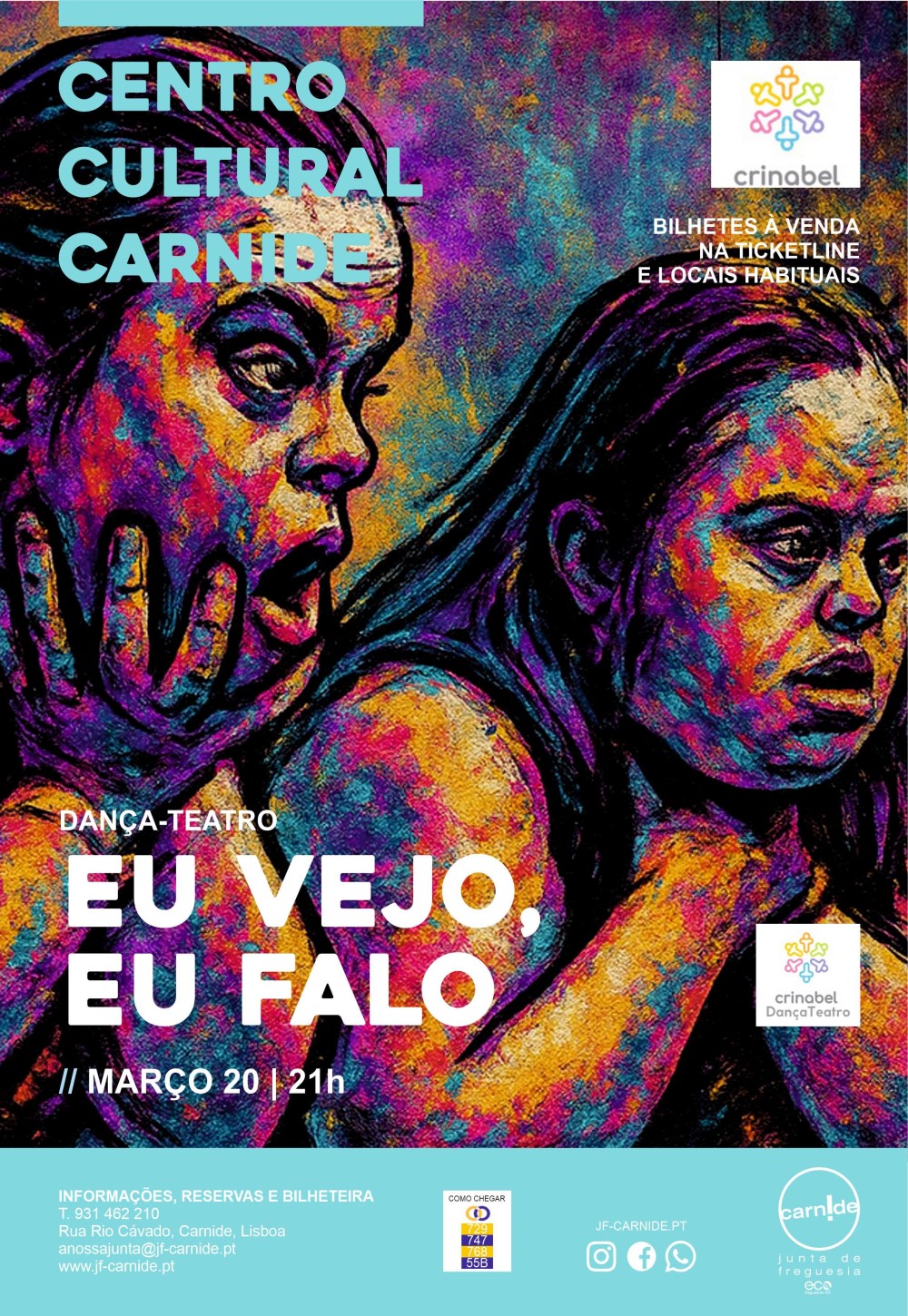 “Eu Vejo, Eu Falo” no Centro Cultural de Carnide