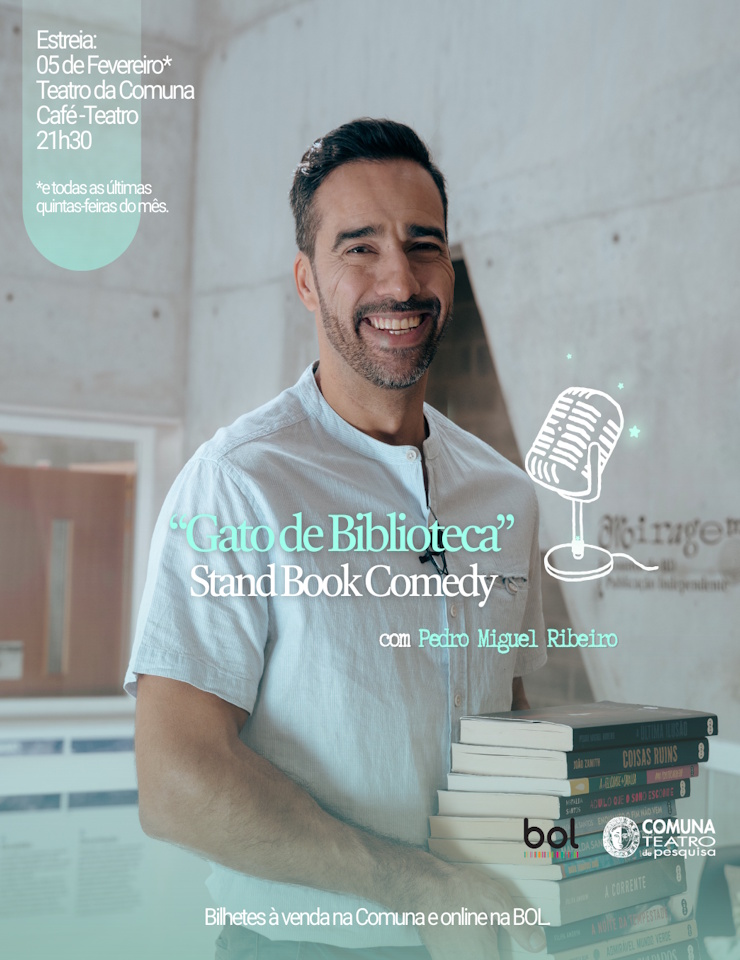 Gato de Biblioteca: Stand-Up Literário de Pedro Miguel Ribeiro