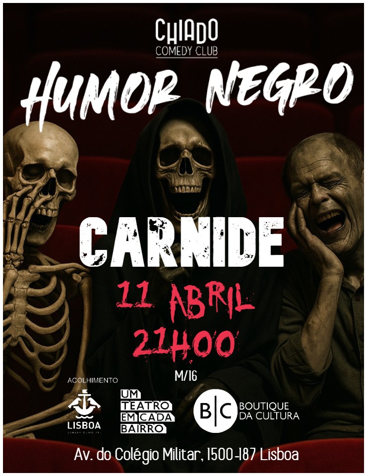 Chiado Comedy Club Humor Negro incendeia Boutique da Cultura